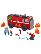 2-in-1-Feuerwehrauto-Spielset
