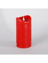 Simplux 3D-LED Kerze rot H13