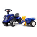 New Holland Rutscher Traktor mit Anhänger S