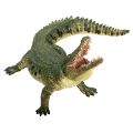 Krokodil mit beweglichem Kiefer