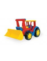 Tracteur assis multicolore